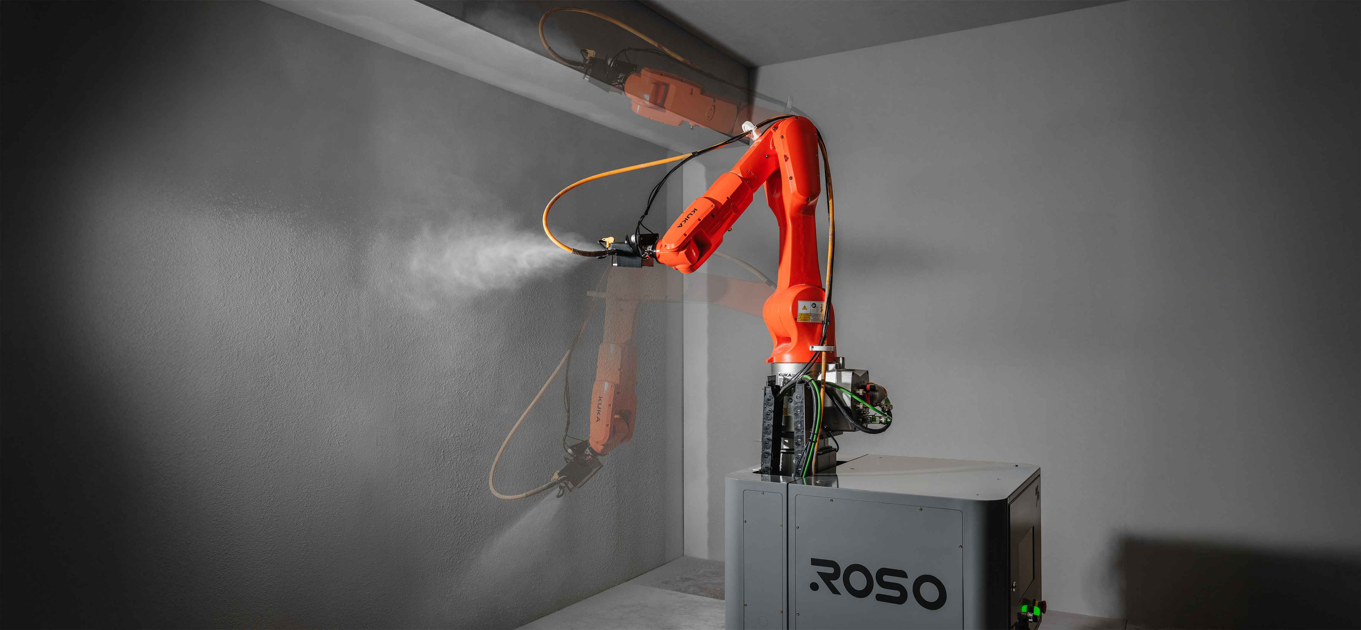 施工機器人 正面展示